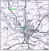 Karte Großraum Hamburg